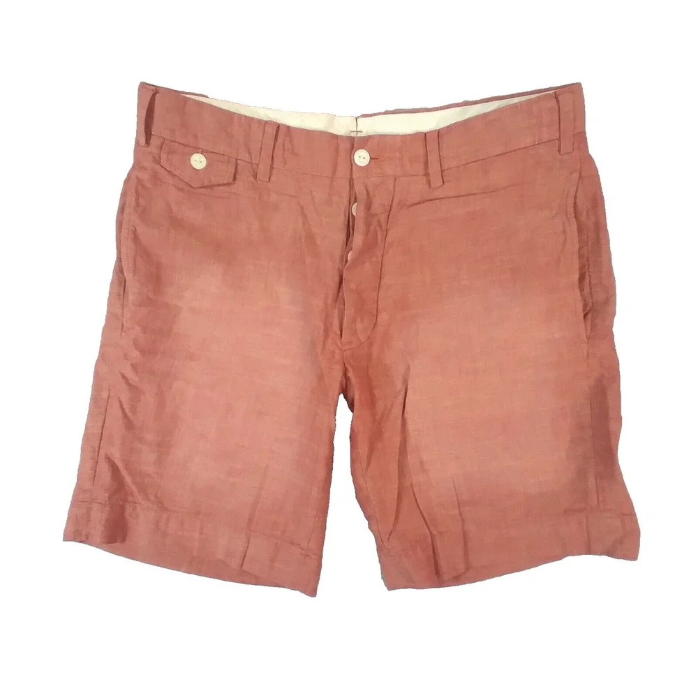 Polo Ralph Lauren Shorts Men's 32 x 8 pink red lightweight cotton outdoor preppy